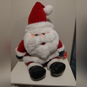 Vintage Plush Santa Claus Toy Kmart NWT